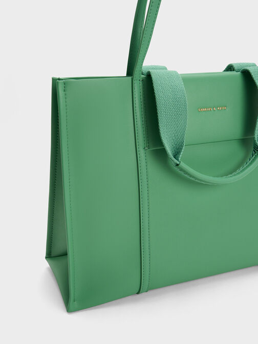 Shalia Tote Bag, Green, hi-res