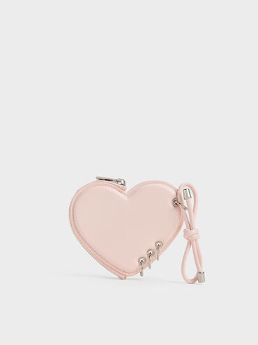 Rey Heart Charm, Soft Pink, hi-res