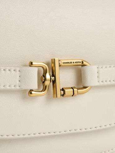 Gwynne Metallic-Accent Crossbody Bag, Cream, hi-res