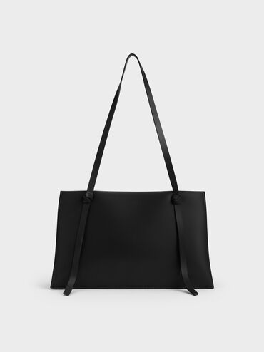 Midori Geometric Tote Bag, Noir, hi-res
