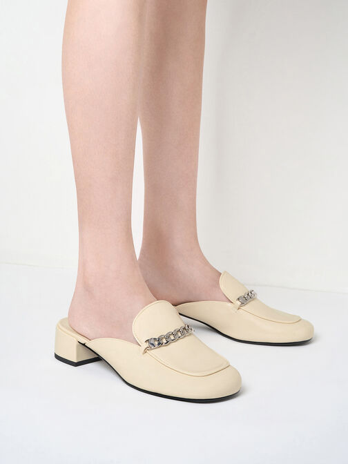 Chain-Link Mules, Chalk, hi-res