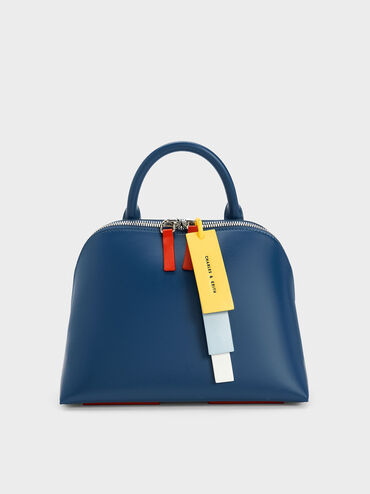 Carey Bowling Bag, Navy, hi-res