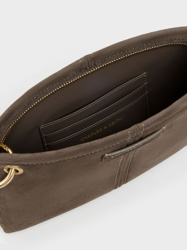 Noane Top-Zip Pouch, Stone Grey, hi-res