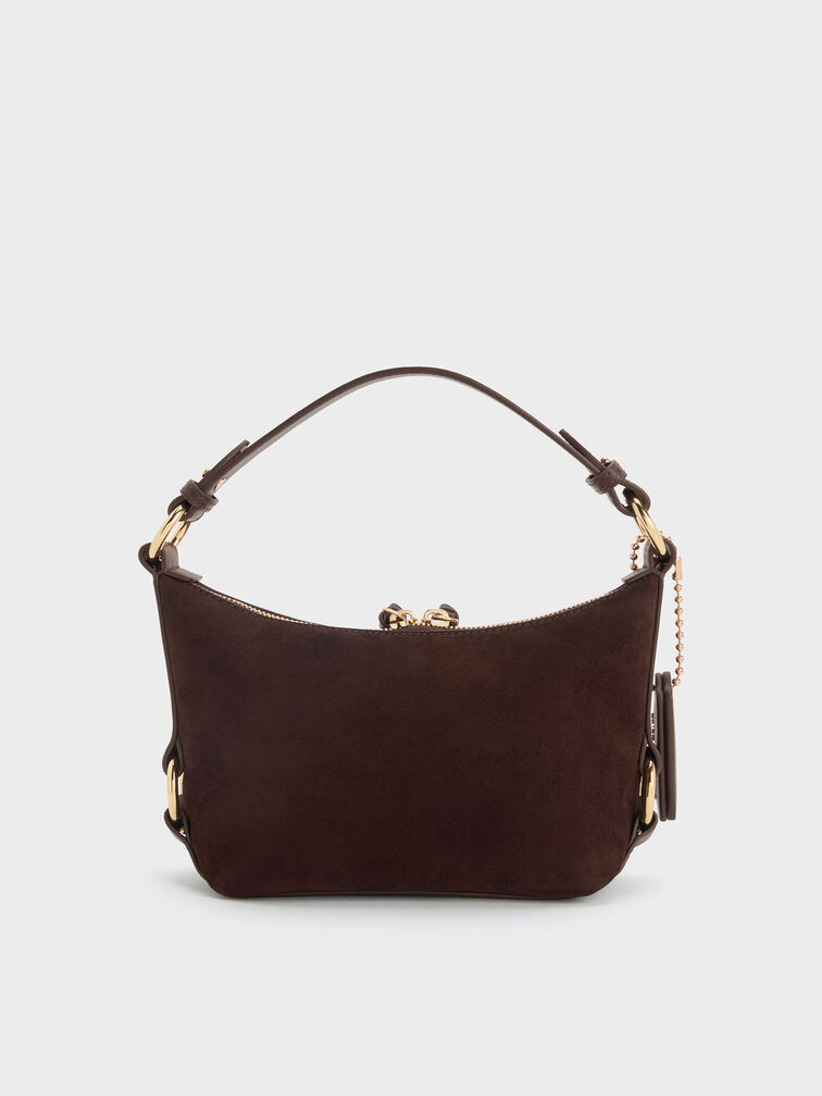 Tatiana Tassel Hobo Bag, Espresso Brown, hi-res