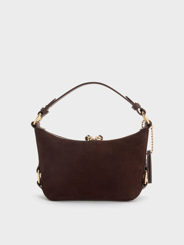 Tatiana Tassel Hobo Bag, Espresso Brown, hi-res