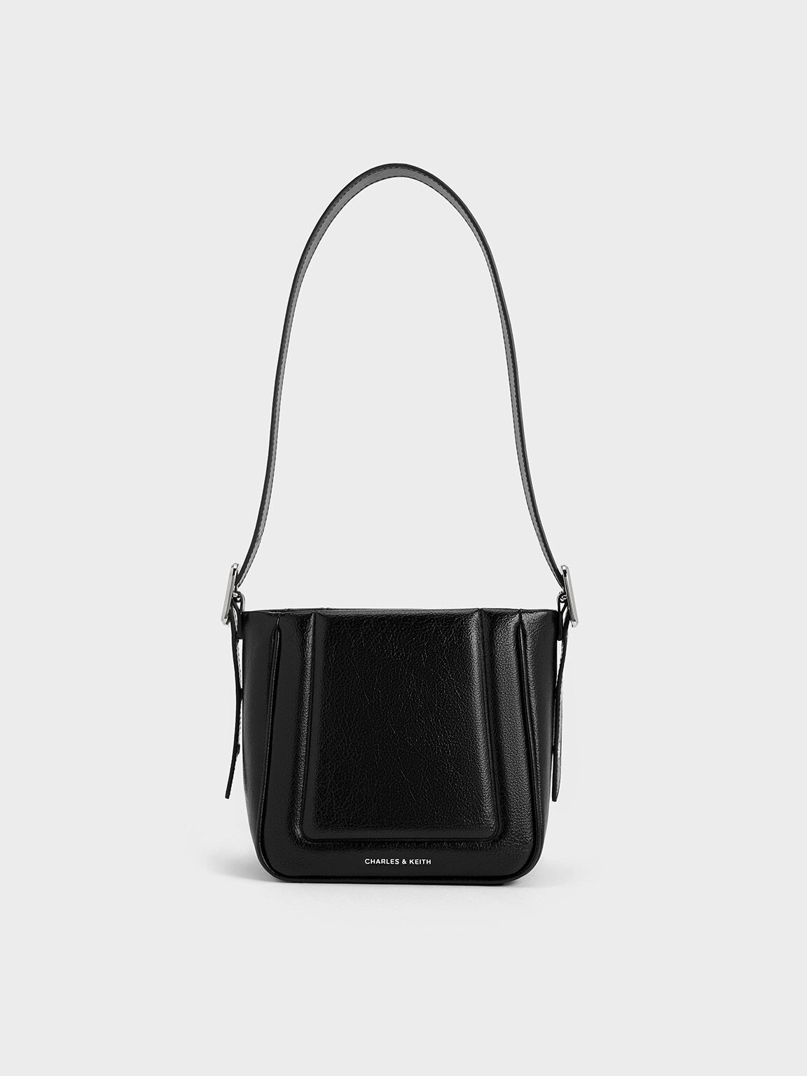 Charles and keith classic bucket bag best sale
