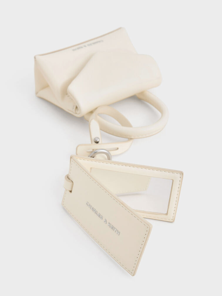 Andromeda Micro Bag Charm, Cream, hi-res