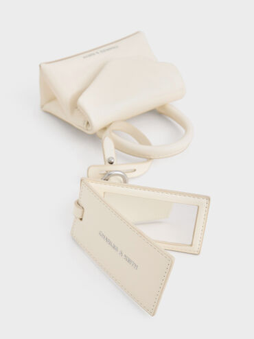 Andromeda Micro Bag Charm, Cream, hi-res