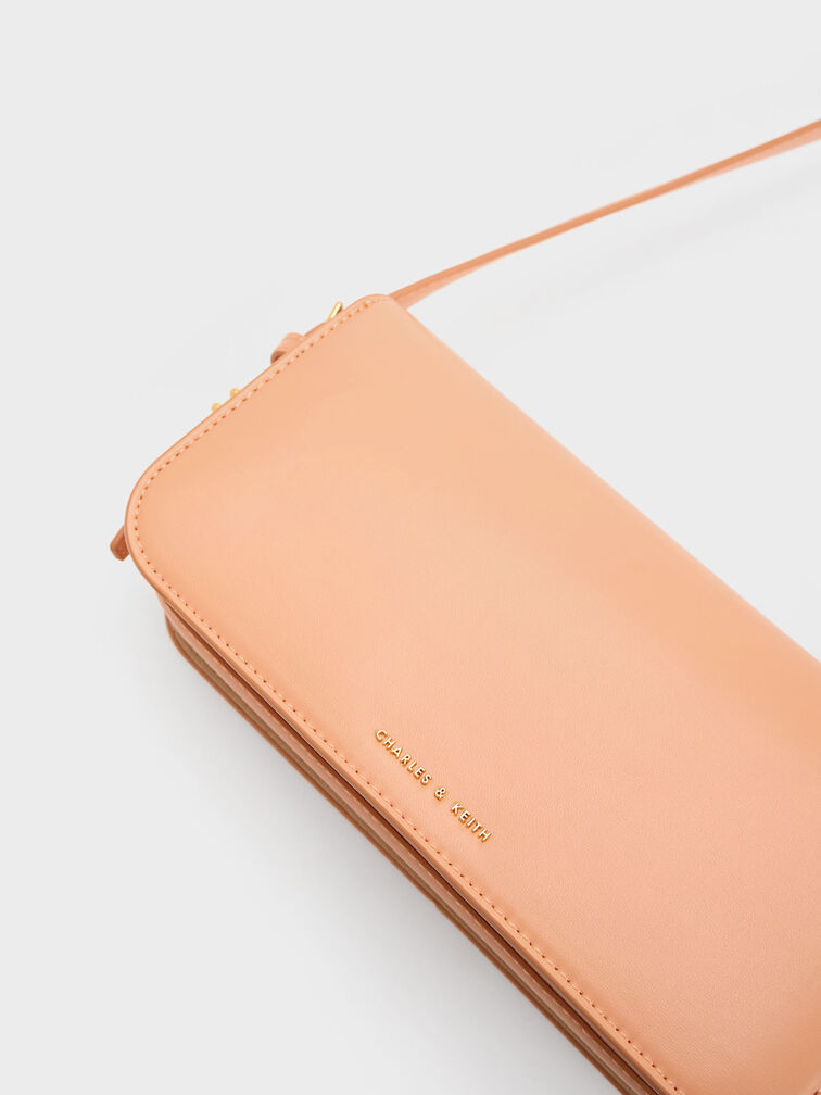 Henrietta Shoulder Bag, Orange, hi-res