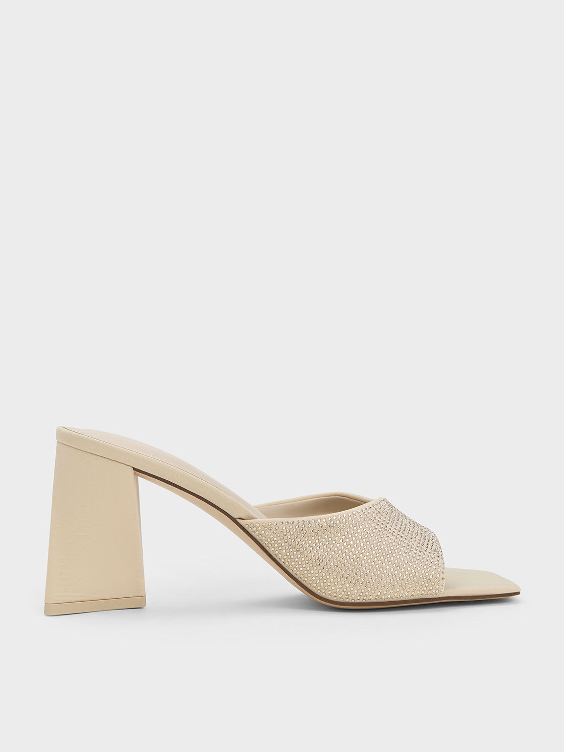 Nude hotsell mule sandals