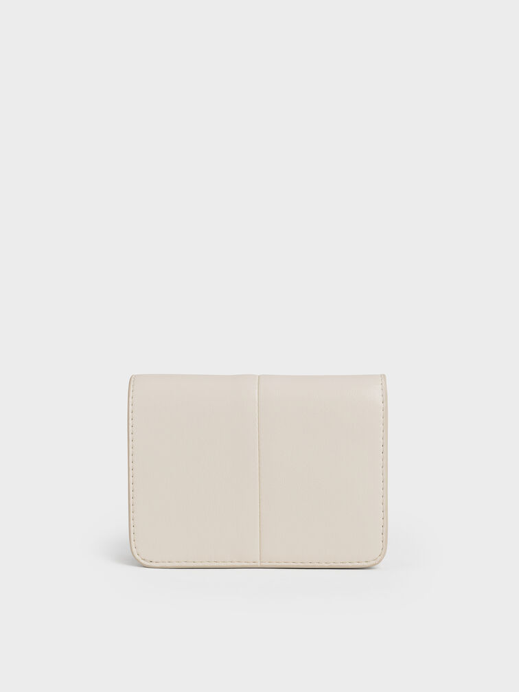 Simone Small Wallet, Cream, hi-res