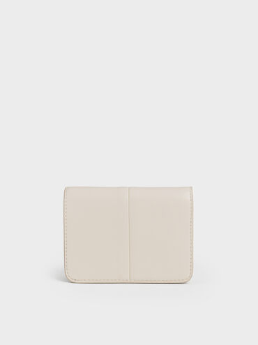 Simone Small Wallet, Cream, hi-res