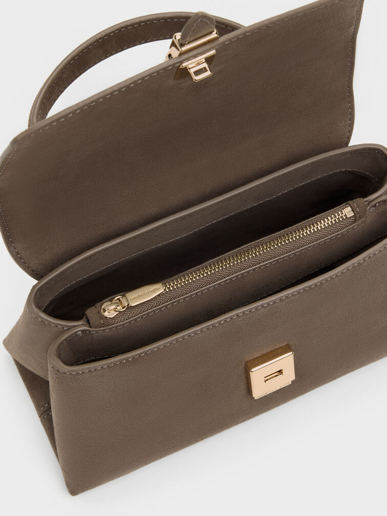 Adalyn Top Handle Bag, Stone Grey, hi-res