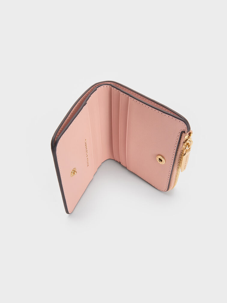 Keely Top Zip Small Wallet, Light Pink, hi-res