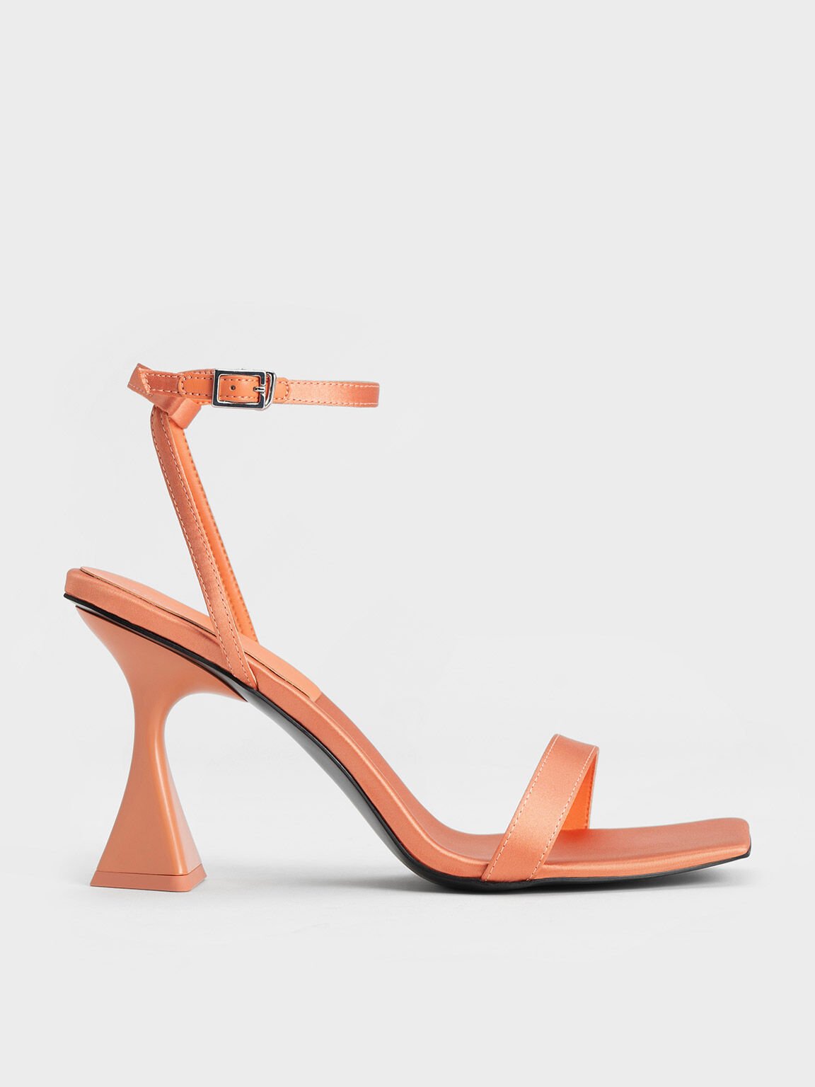 Peach sandals heels online