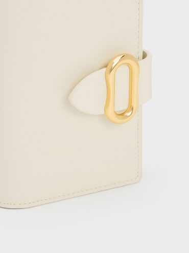 Daki Belted Wallet, Cream, hi-res