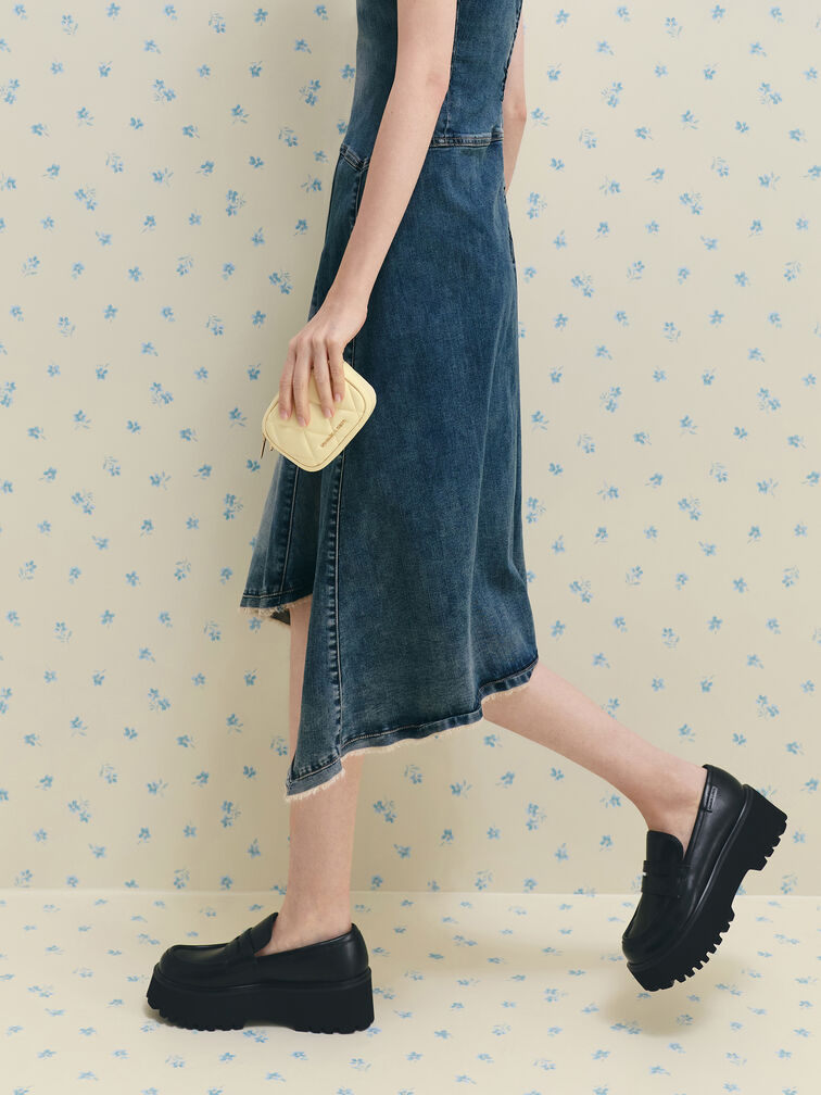 Arwen Quilted Mini Bag, Butter Yellow, hi-res