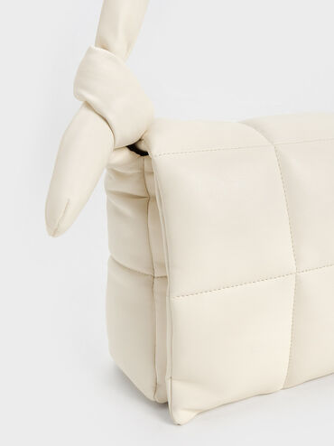 Errya Quilted Puffy Crossbody Bag, Cream, hi-res