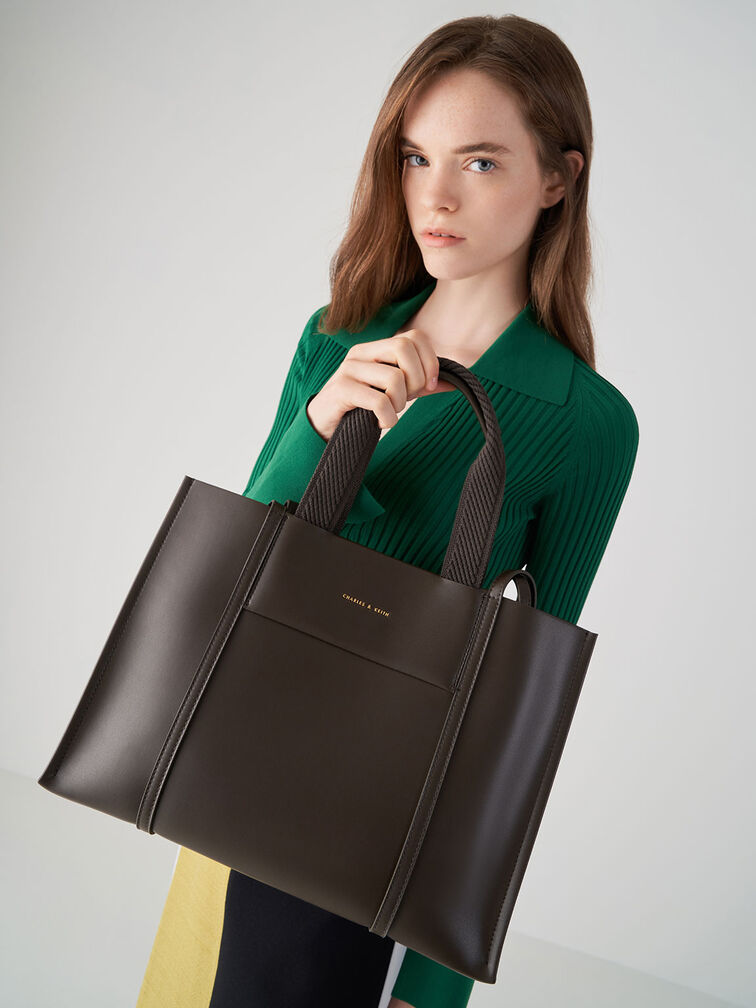 Shalia Tote Bag, Dark Moss, hi-res