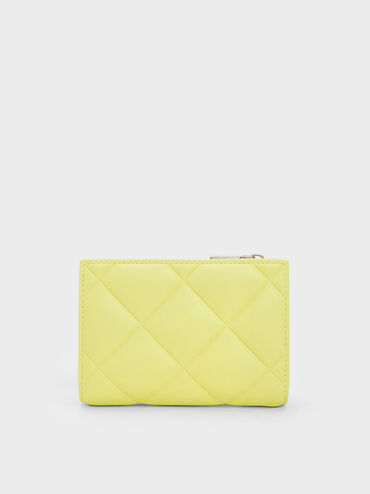 Gemma Quilted Card Holder, Butter, hi-res