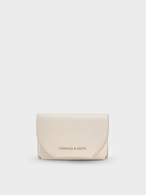 Enola Front Flap Wallet, Cream, hi-res