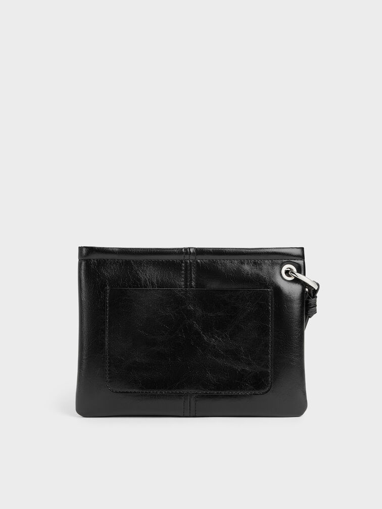 Noane Top-Zip Pouch, Noir, hi-res