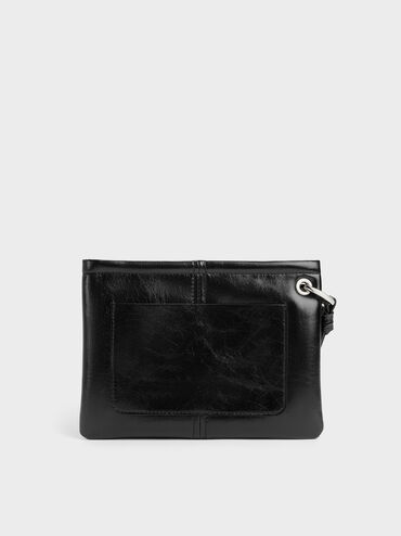 Noane Top-Zip Pouch, Noir, hi-res