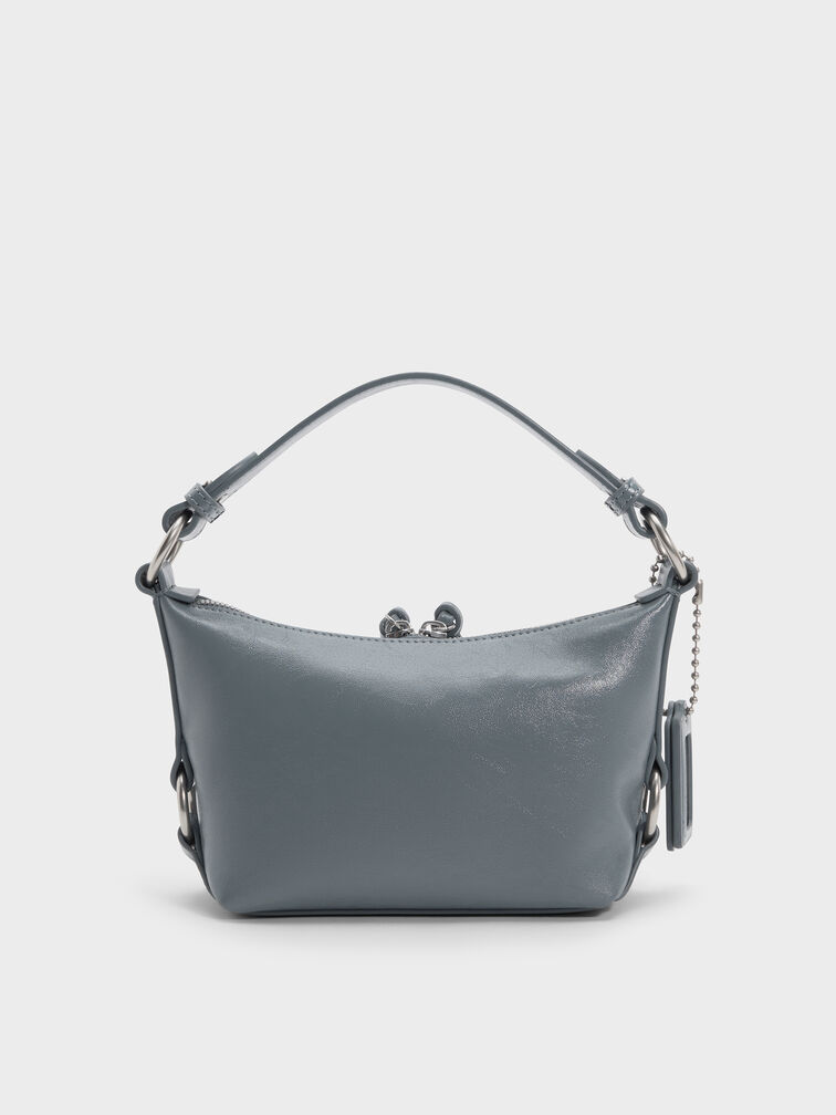 Tatiana Tassel Hobo Bag, Smoky Blue, hi-res