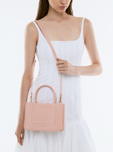 Mini Daylla Tote Bag, Light Pink, hi-res