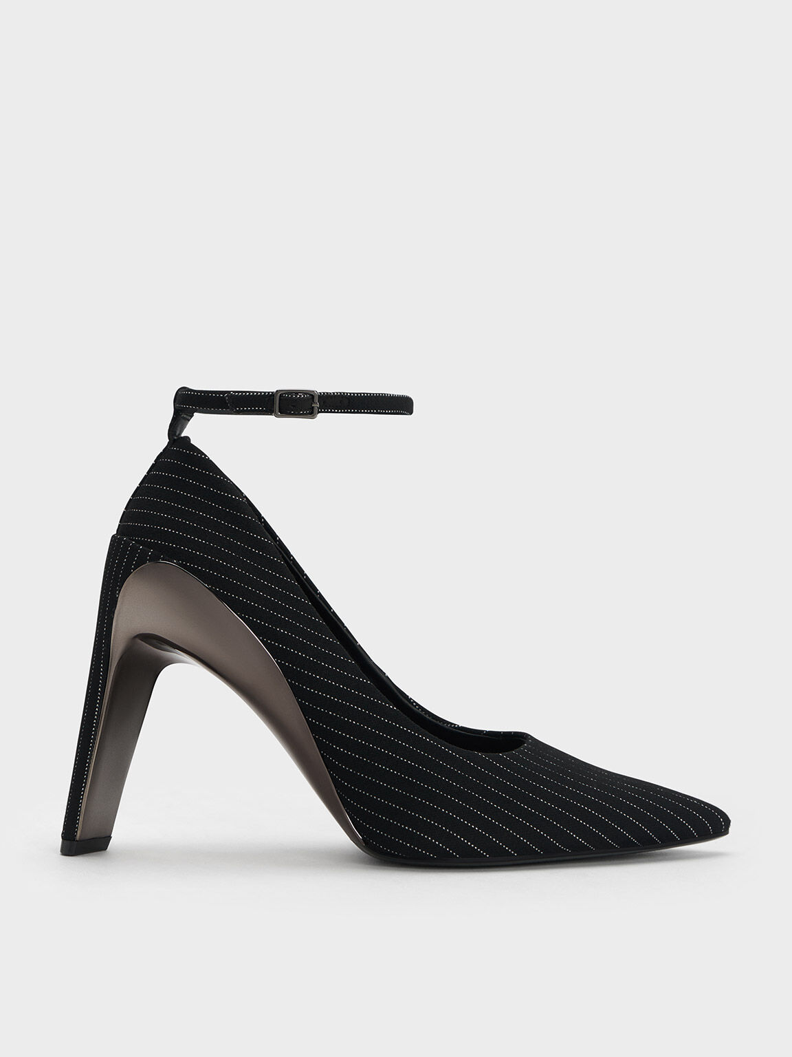 Dark grey block heels store