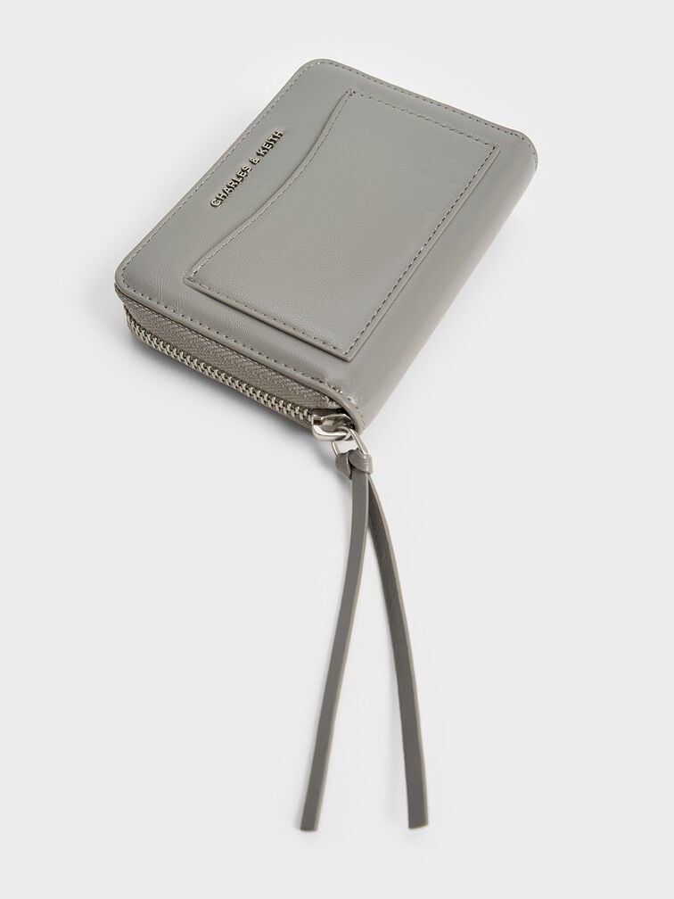 Xylia Zip-Around Wallet, Grey, hi-res