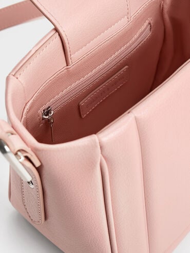 Petra Boxy Bucket Bag, Pink, hi-res