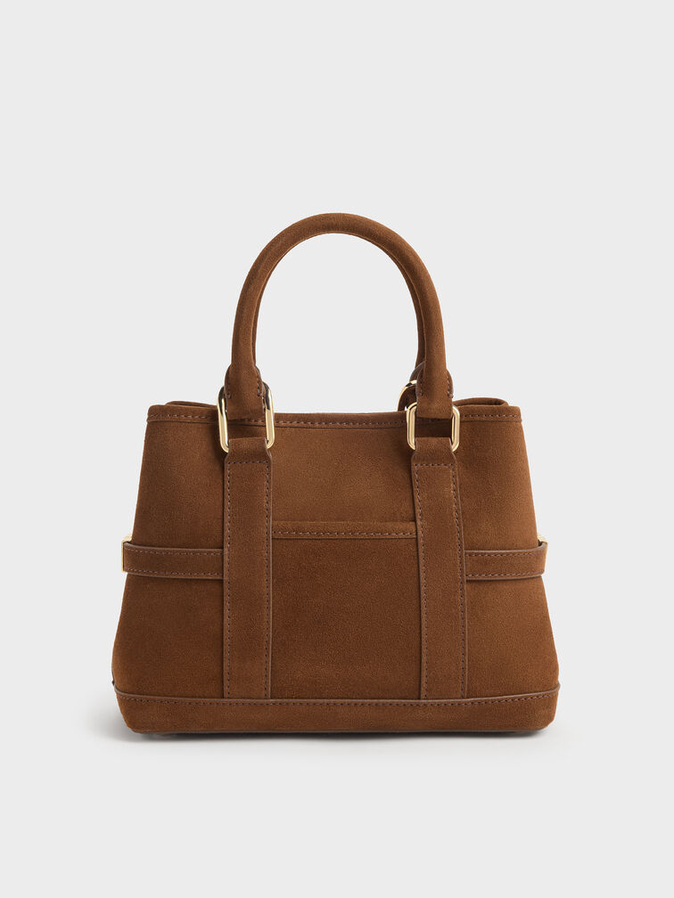 Mini Scottie Tote Bag, Pecan Brown, hi-res