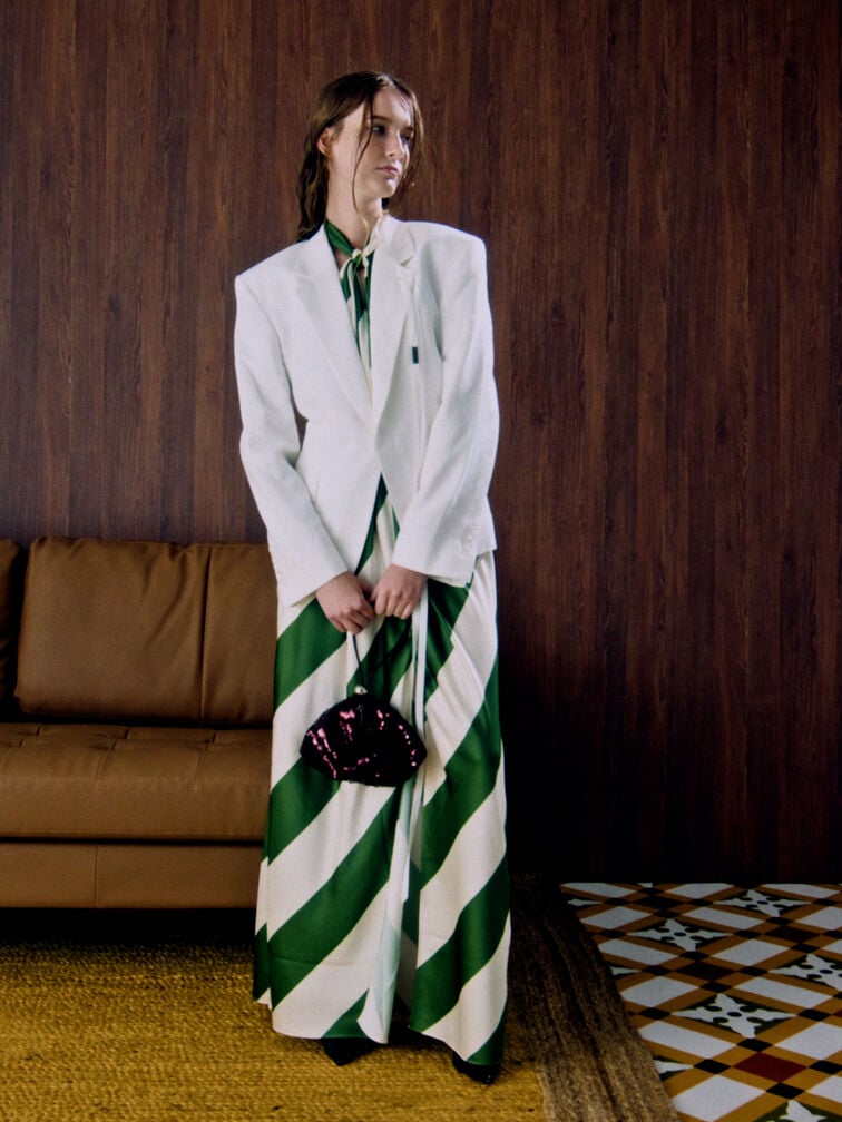 Jesmyn Sequinned Two-Way Bag, Burgundy, hi-res