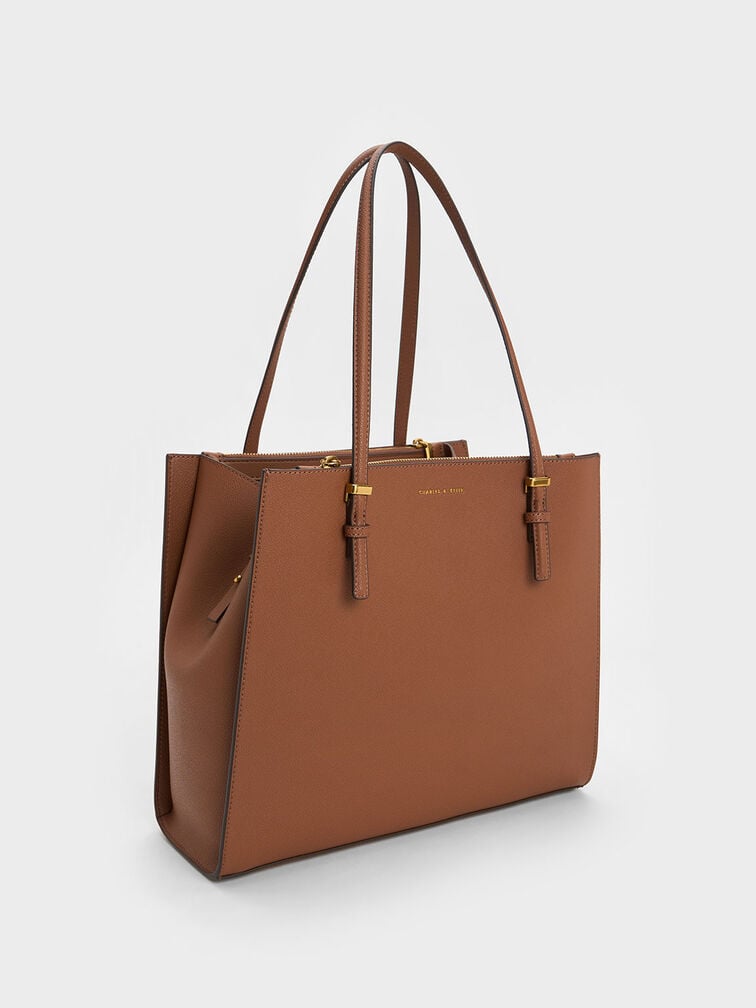 Sansa Tote Bag, Chocolate, hi-res