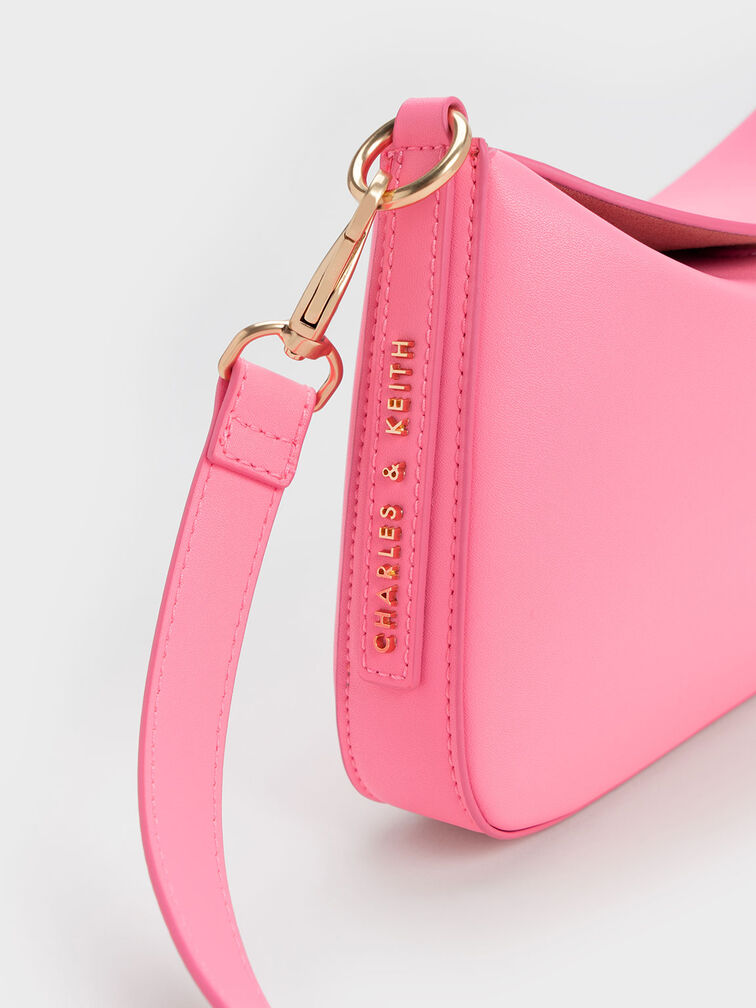 Catena Chain-Handle Bag, Pink, hi-res