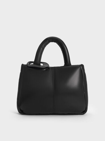 Moore Padded Tote Bag, Noir, hi-res