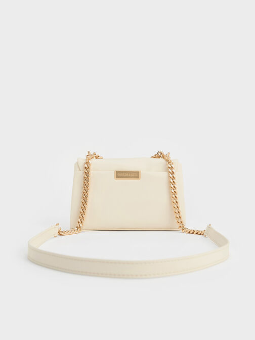 Mini Kerry Chain-Handle Crossbody Bag, Cream, hi-res
