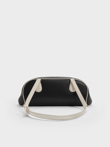 Nelly Two-Tone Elongated Shoulder Bag, Multi, hi-res