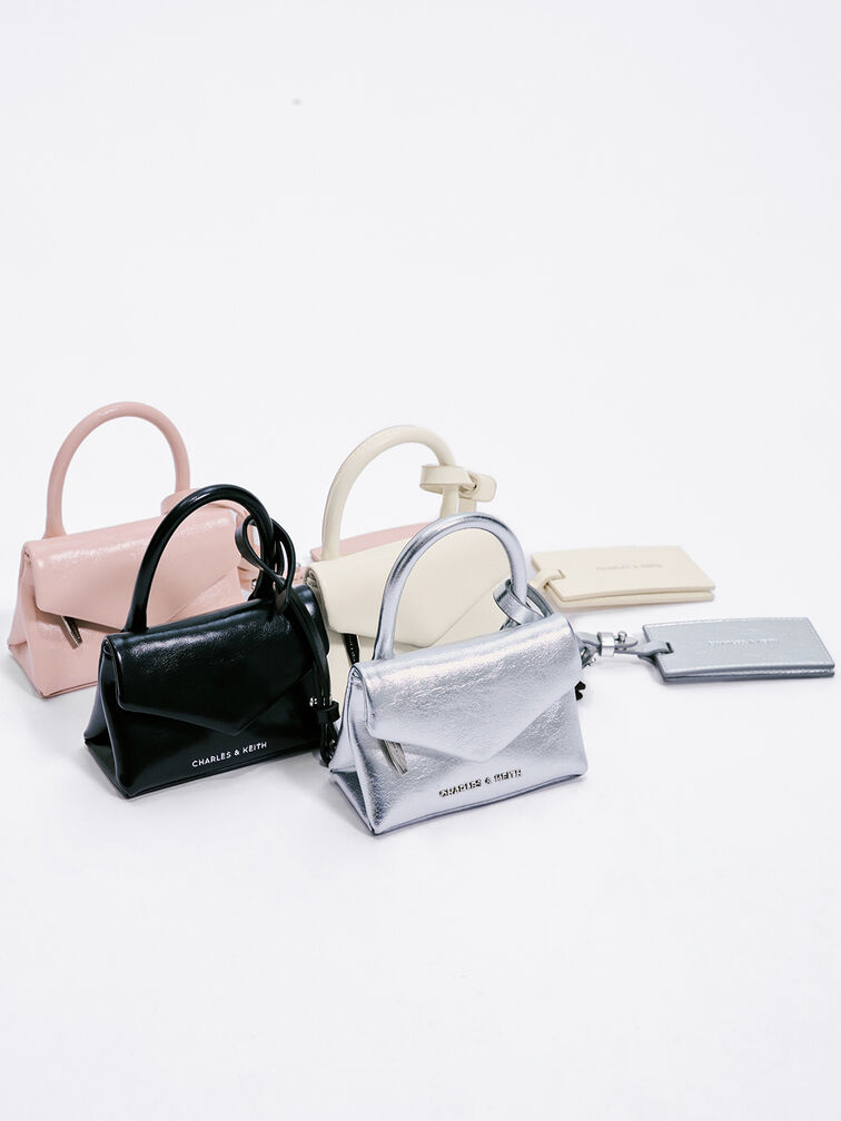 Andromeda Micro Bag Charm, Cream, hi-res