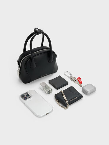 Nelly Bowling Bag, Noir, hi-res