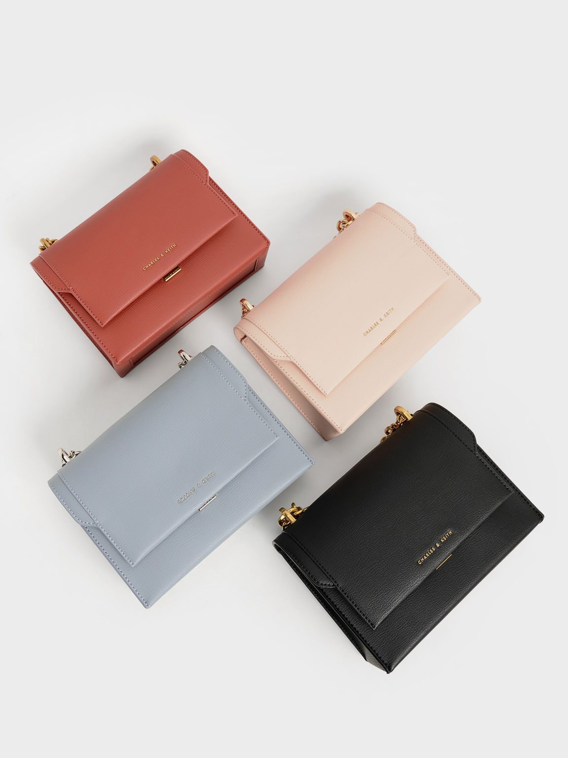 Charles & keith front flap sling bag best sale