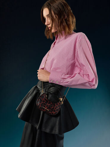 Micro Jesmyn Leopard-Print Two-Way Bag, Animal Print Burgundy, hi-res