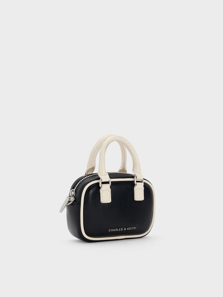Sianna Two-Tone Bowling-Bag Charm, Multi, hi-res