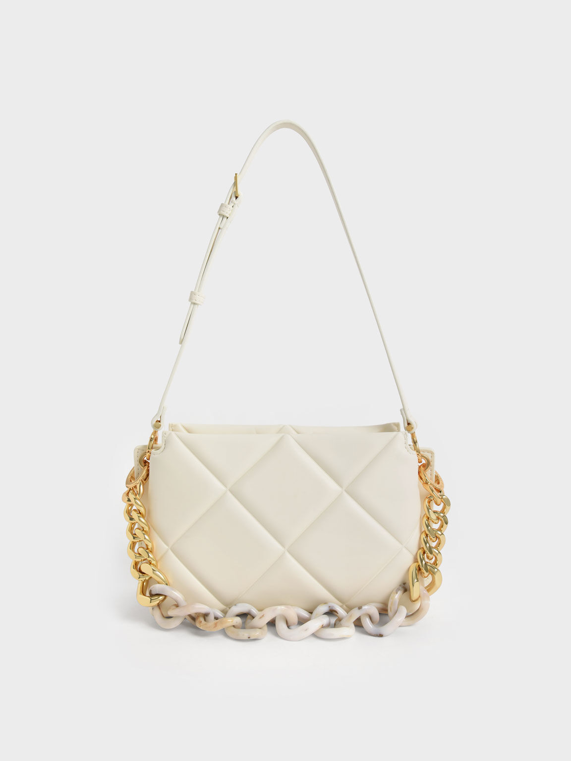Charles and keith quilted shoulder bag outlet