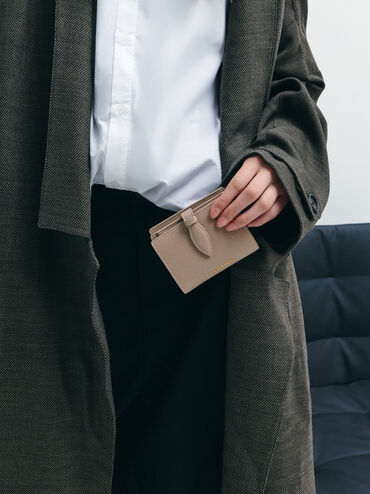 Allyn Small Wallet, Taupe, hi-res