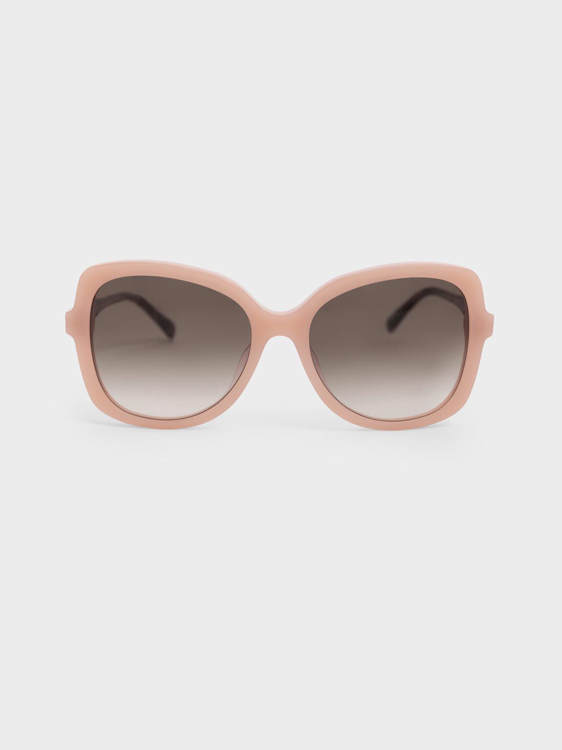 Butterfly sunglasses in acetate top