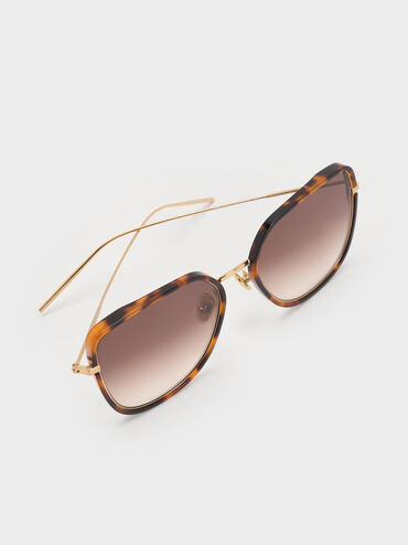 Lisbeth Tortoiseshell Butterfly Sunglasses, T. Shell, hi-res