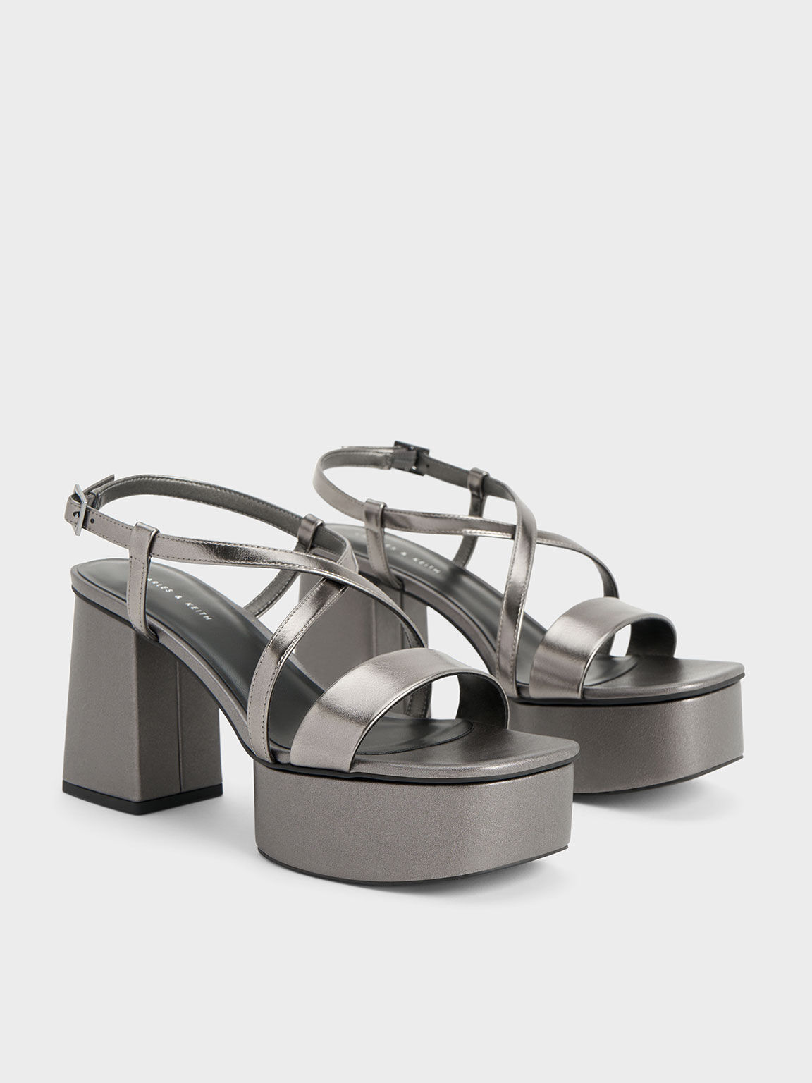 Gray platform on sale sandals