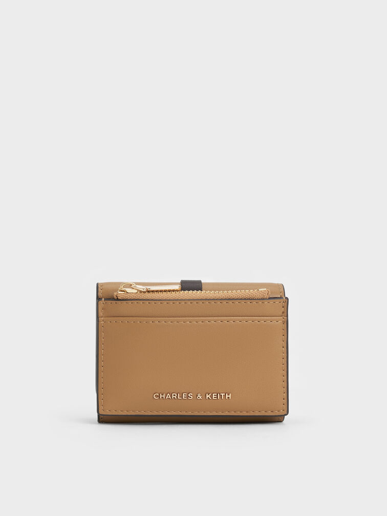 Calla Two-Tone Knotted-Strap Small Wallet, Sahara Sand, hi-res